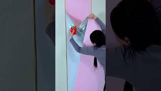 #Indoor wall decoration effect #3d three-dimensional wall stickers #Thick linen #shortvideo #shorts