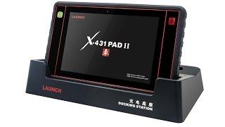 LAUNCH X431 PAD II introduction, register account, update software, test DEMO and more detail.