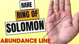 Is the RING of SOLOMON on Your Palm? Secret Line of Wisdom & Mysticism in Palmistry