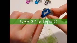 Highspeed DUAL Data USB Stick, USB 3 und USB-C drehbar32GB