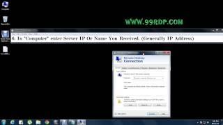 How To Connect With Remote Desktop Connection (99RDP.com)