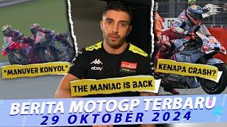 Penyebab Marquez Crash FIX Iannone Comeback  BASTIA OGAH BANTU BAGNAIA FQ20: Manuver MORBI KONYOL