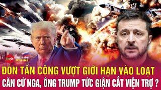 Đòn tấn công liều lĩnh: Ukraine khiêu khích Nga – Ông Trump nổi giận cắt viện trợ | Tin24h