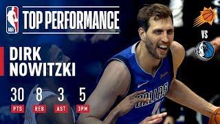 Dirk Nowitzki Drops 30 Points in FINAL Home Game | April 9, 2019