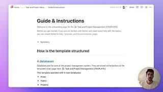 Notion Project Management Template