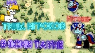 ТИПЫ ИГРОКОВ В ПОНИ ТАУНЕ (PONY TOWN)