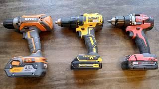 Шуруповерты 60Nm Ridgid R860054 – DEWALT 777 – Milwaukee 2801