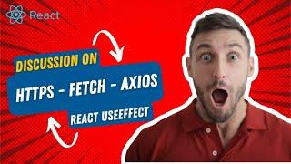 How to use Axios with React Hooks (useEffect) for HTTP/HTTPS requests.