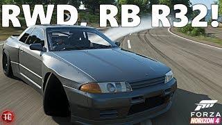 Forza Horizon 4: RWD, Rocket Bunny R32 GT-R DRIFT BUILD!