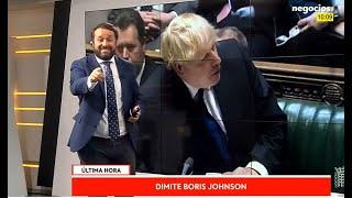 Dimite Boris Johnson como primer ministro británico