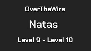 OverTheWire Natas Level 9 - Level 10