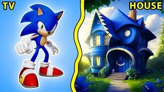  SONIC the Hedgehog CHARACTERS as HOUSE