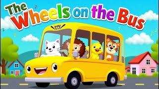 Wheels On The Bus | Best English Nursery Rhymes & Kids Song For Fun & Education