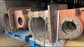 New cylinder block for Q6 arrives at Grosmont. Hartland update. New tube plate for 825.