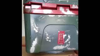 Custom airbrushed Yeti cooler