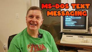 #DOScember Sending and Receiving SMS Text Messages in MS-DOS!