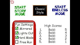 BALDI'S BASICS CLASSIC REMASTERED: CLASSIC STYLE (ALL FUN SETTINGS) COMPLETADO!!!!!!!!!!!