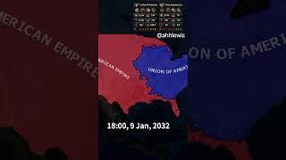 Trump vs Harris | US 2024 Election | HOI4 TIMELAPSE #ww2 #shorts #timelapse #heartsofiron4