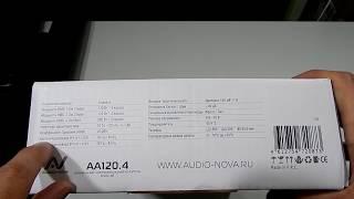 Автомобильный усилитель Audio Nova AA 120.4 обзор