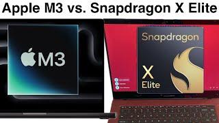 Apple M3 vs. Snapdragon X Elite, First Benchmark Comparisons