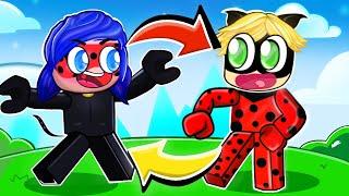 ROBLOX BODY SWAP With Lady Bug & CAT NOIR!