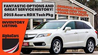 2015 Acura RDX Tech Pkg | Condition Overview