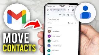 How To Transfer Gmail Contacts To Another Gmail Account - Full Guide