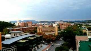 Time-lapse sunset of GNU from Building 27