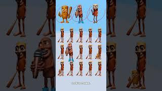 Find the odd tung sahur, ballerina capucina  #shorts #tungtungtungsahur #memes