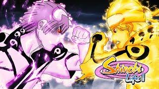 9 Tail Chakra Mode vs 8 Tail Chakra Mode! Naruto vs Killer Bee! | Shinobi Life 2