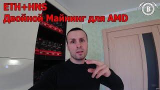 Двойной Майнинг для AMD ETH + HNS в разных режимах (+ HiveOS )