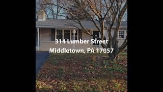 314 Lumber Street Middletown PA 17057 | 2 Bedroom Home For Sale