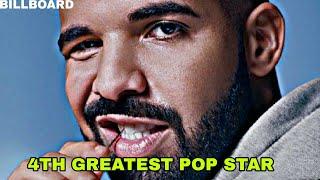 Drake is Named The 4th Greatest Pop Star of The 21st Century By Billboard.. Here's Why