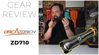 Orcatorch ZD710 Zoom Torch Unboxing Review #scuba #Unboxing #Review