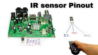 Set Top box IR sensor installation IR GND VCC . IR sensor Pin Out