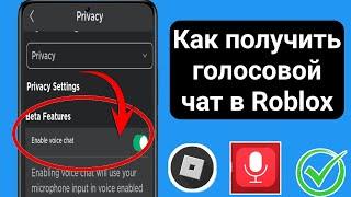 Как получить голосовой чат в Roblox (2024) |  Включить голосовой чат в Roblox