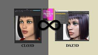 Daz3d to CLO3D and back again