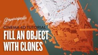 Fill An Object With Dynamic Clones in Cinema 4D