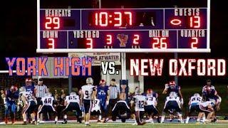 2018 York High Vs. New Oxford Football Highlights