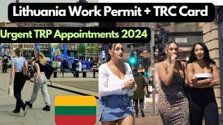 Lithuania Work Permit Visa 2024,Lithuania Work Permit New Update,Lithuania Work Permit Appointment,