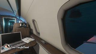 Private Jet White Noise | Sleep or Study to Airplane Cabin Sound |  Fall Asleep, Relax, Calm