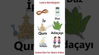 Azerbaijani Sentences Daily Use English To Azerbaijani #azerbaijani