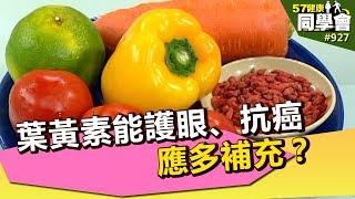 葉黃素能護眼、抗癌 應多補充？【57健康同學會】第927集 2013年