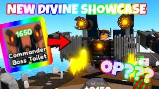 NEW *DIVINE* SHOWCASE!!! OP??? BATHROOM TOWER DEFENSE X!