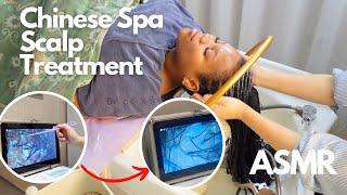 ASMR: CHINESE HAIR SPA SCALP TREATMENT ON BRAIDS  | BLACK WOMAN ASMR 