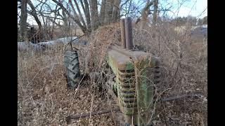 1938 John Deere A Going to waste in field