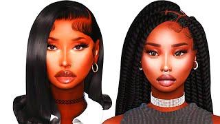 Sims 4 CAS -  BEST URBAN BLACK GIRL CC FOLDER  | CC FOLDER & SIM DOWNLOAD