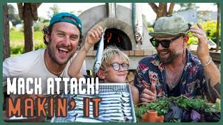 Roasted Mackerel in an Outdoor Pizza Oven | Makin' It! | Maine | Brad Leone