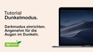 Dunkelmodus in macOS aktivieren, Dark Mode am Mac