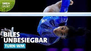 Simone Biles holt Gold im Mehrkampf und baut Mega-Rekord aus | SWR Sport